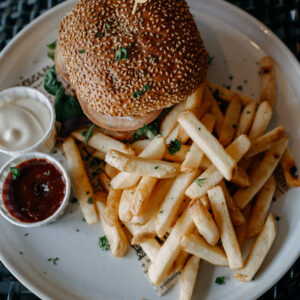 The Gallery Kitchen burger